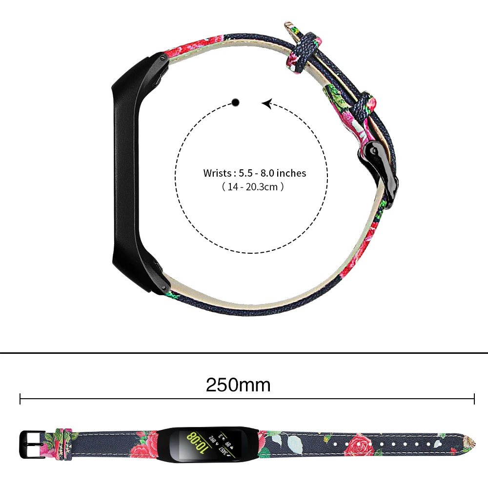 Подлинный классический кожаный ремешок для samsung galaxy fit-e SM-R375 ремешок с чехлом с пряжкой Шестерня классические ремешки бизнес-часы