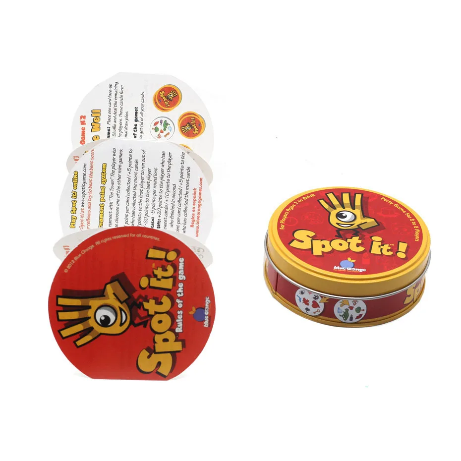 Spot it и dobble карточная игра настольная для Dobbles Детские карты походная