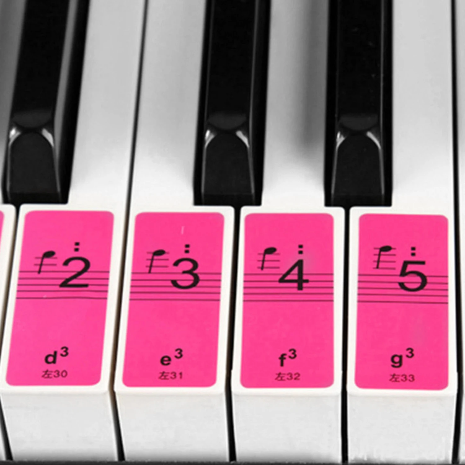 Стикер для клавиатуры пианино начинающих 88/61/54 клавиш электронная клавиатура