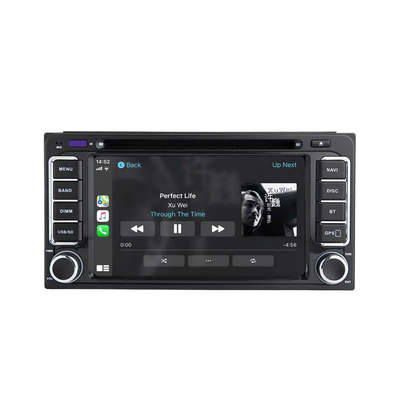 Авторадио на Android 9 0 встроенный GPS навигатор совместимый с Toyota Land Cruiser Prado 120 150 Rush