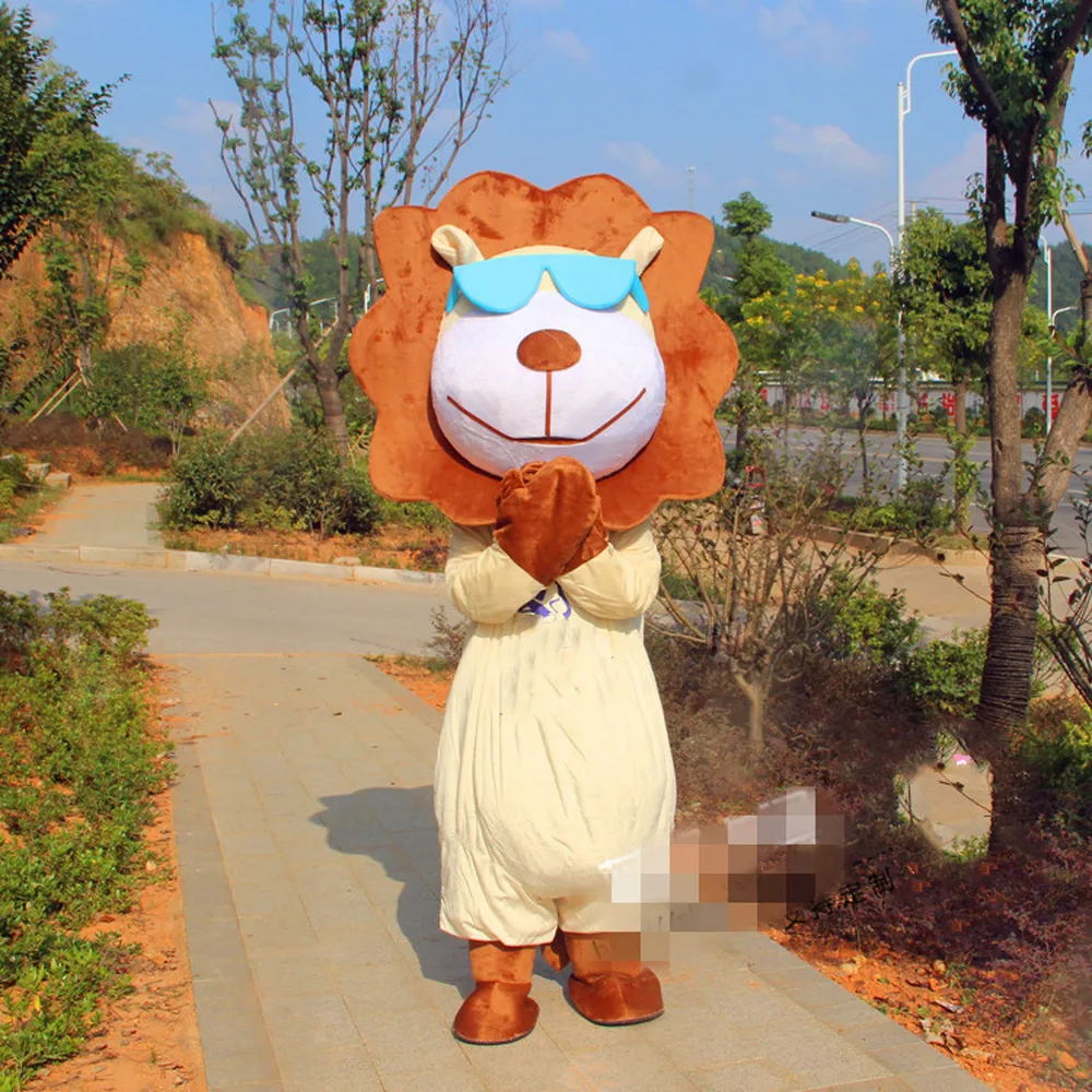 

Lion Mascot Costume Suits Cosplay Party Game Dress Outfits Clothing Advertising Promotion Carnival Halloween Xmas Easter Adults