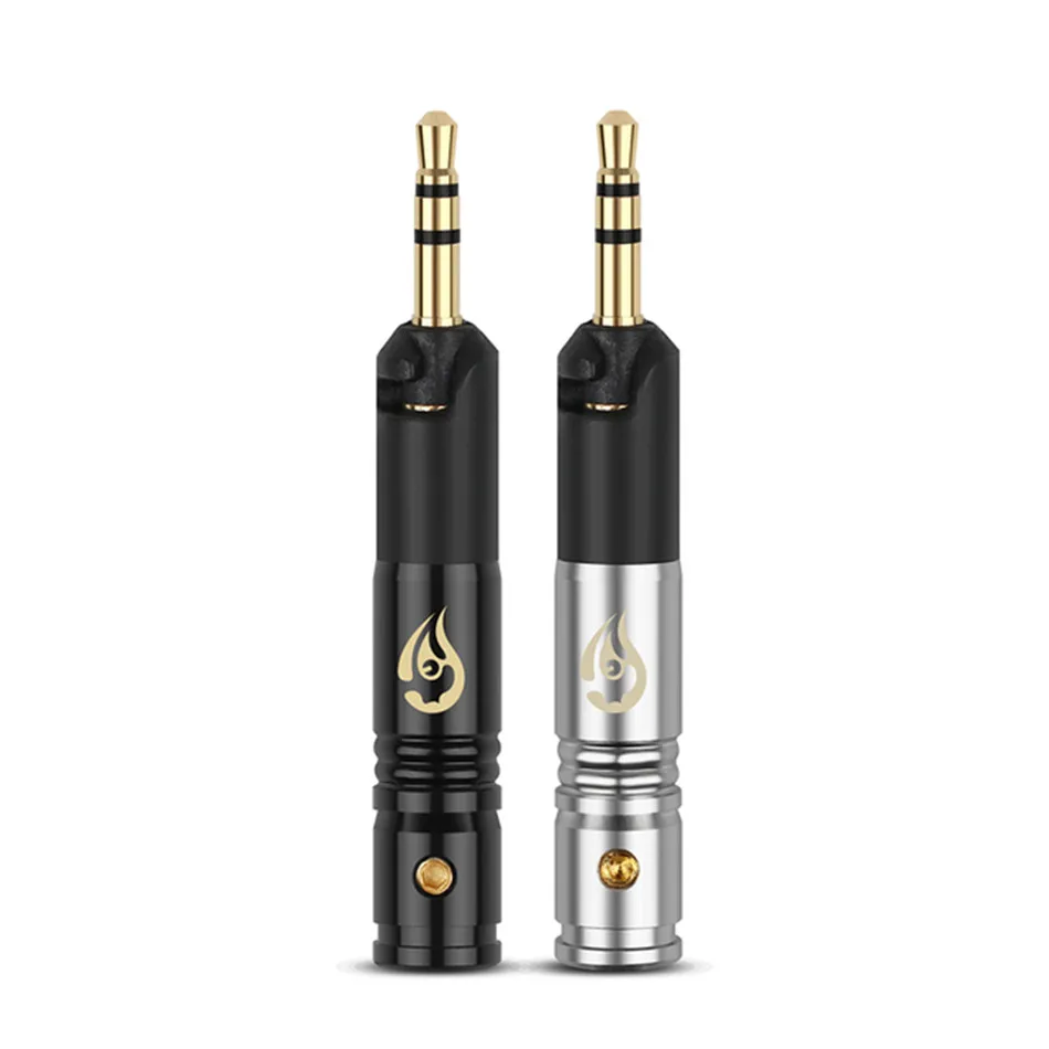 

2pcs 3/32" 2.5mm Jack Plug Connectors 3 Poles Male For r70 M50X M40X Headphone Audio Adapter Gold Plated Solder 4.0mm Wire Hole