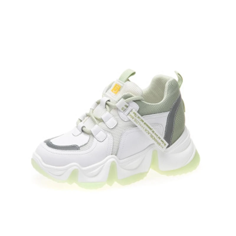 

Women's Shoes Autumn Breathable Ins Tide Shoes 2020Net Red Increase Casual Breathable Ladies White Sports Shoes Female Old Shoes