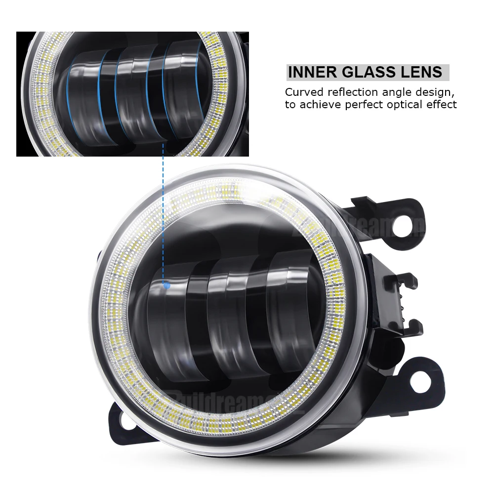 2 X Противотуманные фары Angel Eye для Mitsubishi Outlander Pajero L200 Colt Endeavor Galant Lancer Автомобильные
