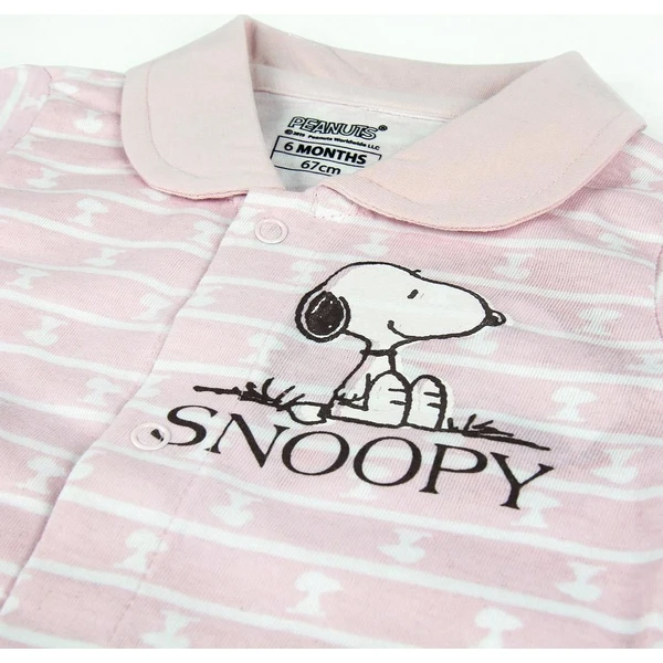 Baby's Short-sleeved Romper Suit Snoopy 74582 |