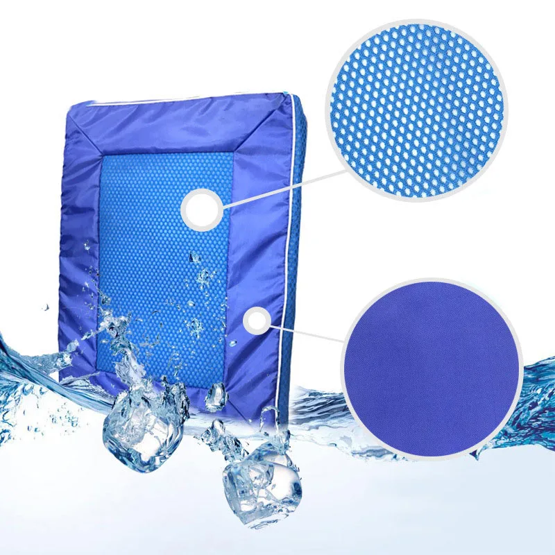 Летний охлаждающий коврик для собак дышащая моющаяся подушка кровати