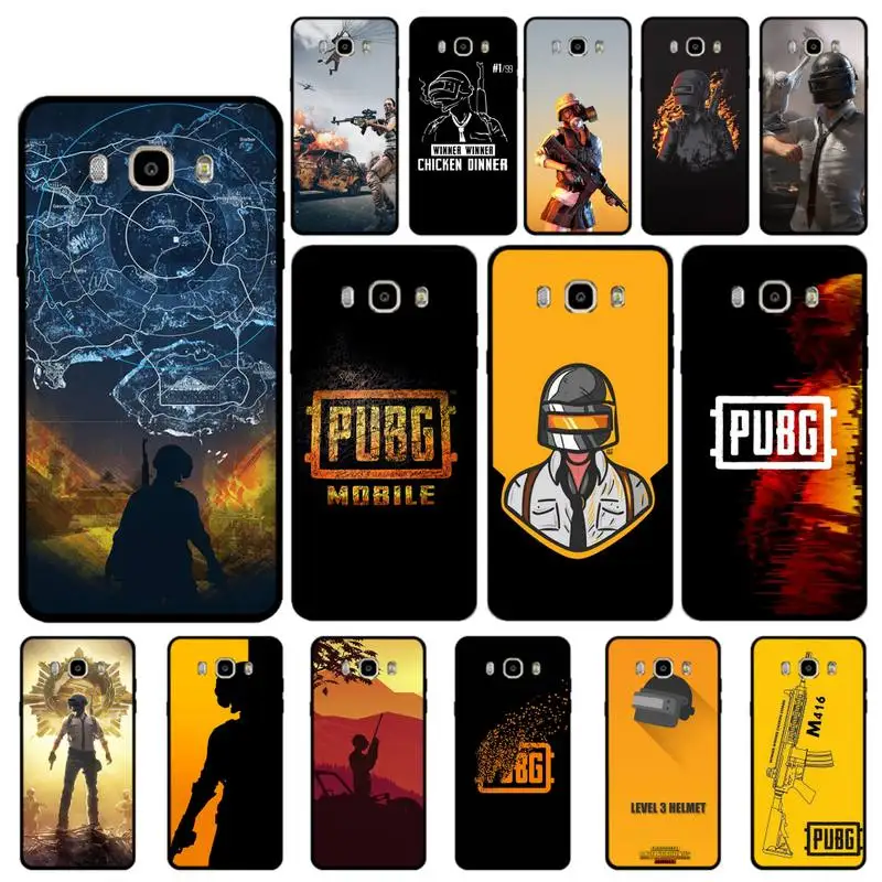 

YNDFCNB PUBG Phone Case for Samsung J 4 5 6 7 8 prime plus 2018 2017 2016 J7 core