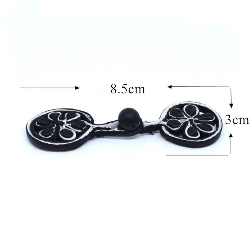 1 пара ручная работа вышивка бисером китайская лягушка застежка узел пуговицы