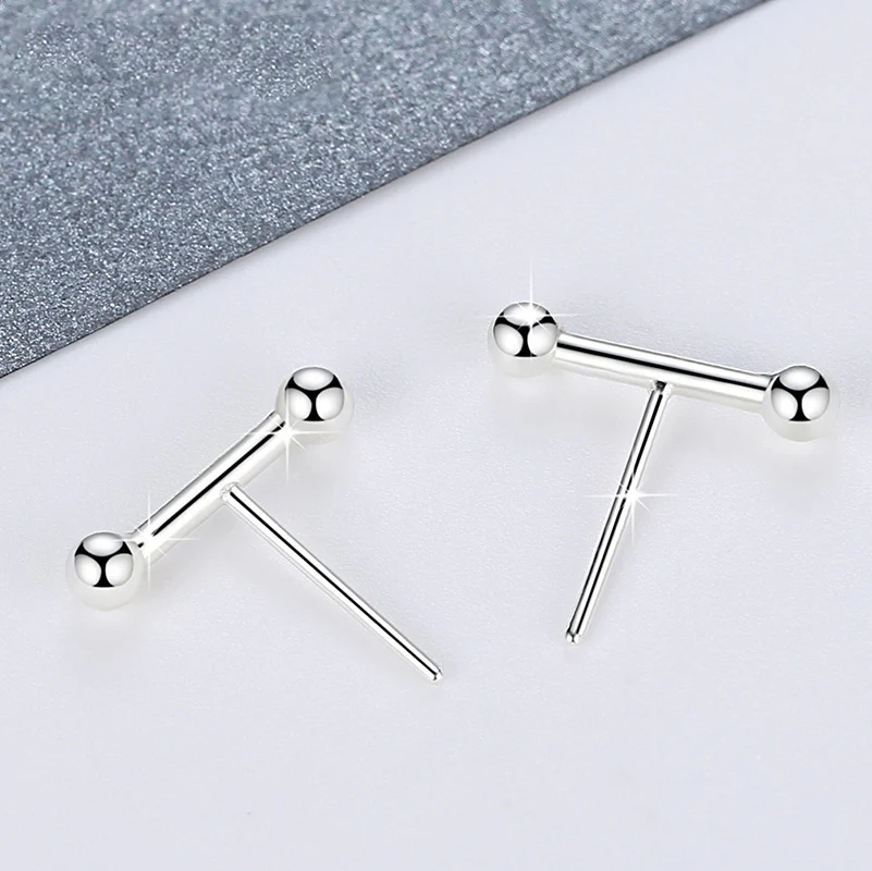 Серьги-гвоздики женские из серебра 925 пробы | Украшения и аксессуары