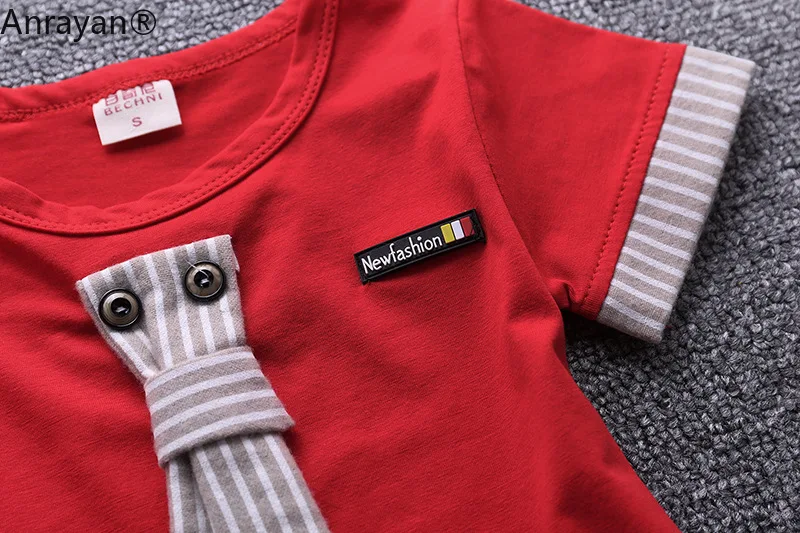 Новинка 2020 года летний комплект одежды для маленьких мальчиков детский костюм