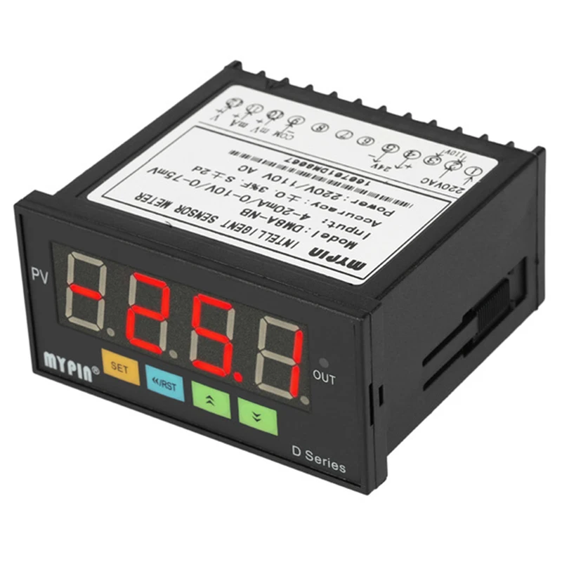 HLZS mypin цифровой датчик метр Многофункциональный Интеллектуальный светодиодный