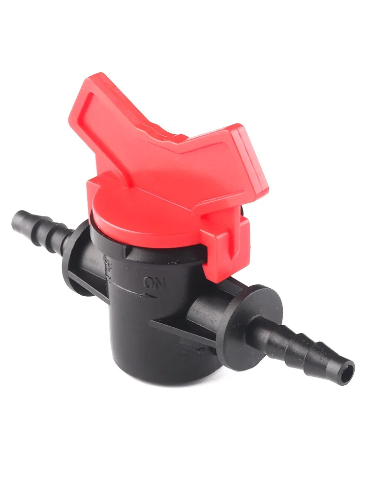 20 шт. 4/7 мм шланг шаровой клапан соединитель для полива труб микрокапельный мини