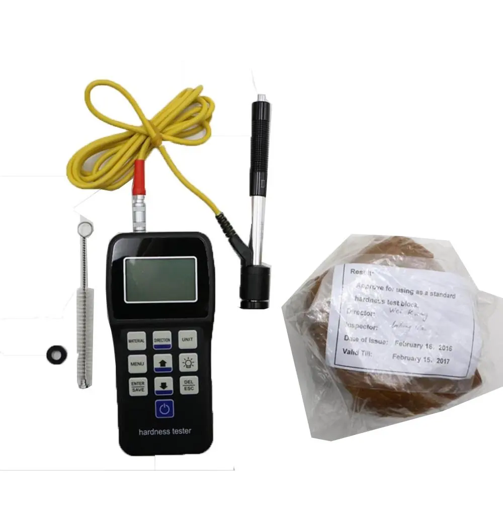 Цифровой Твердомер Портативный отскок твердости Leeb тестер для металла Сталь