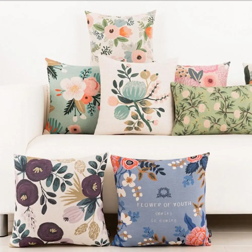 Декоративная наволочка с геометрическим принтом маленькая свежая чехол для