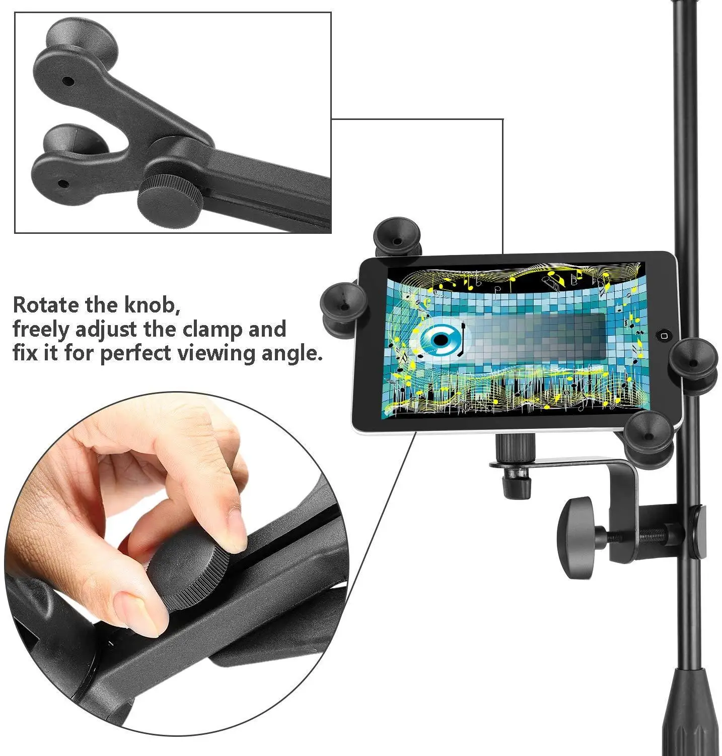 Регулируемая подставка для микрофона Neewer 6 11 дюймов с поворотным держателем на 360