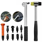 Набор инструментов для удаления вмятин на кузове автомобиля, набор из 9 инструментов разных размеров для удаления вмятин без покраски