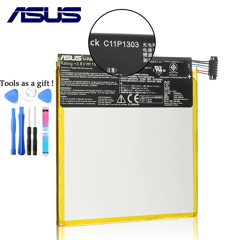 Оригинальная батарея для ASUS Nexus 7 II ME571 K009 K008 ME57K ME57KL C11P1303 3950 мАч полная