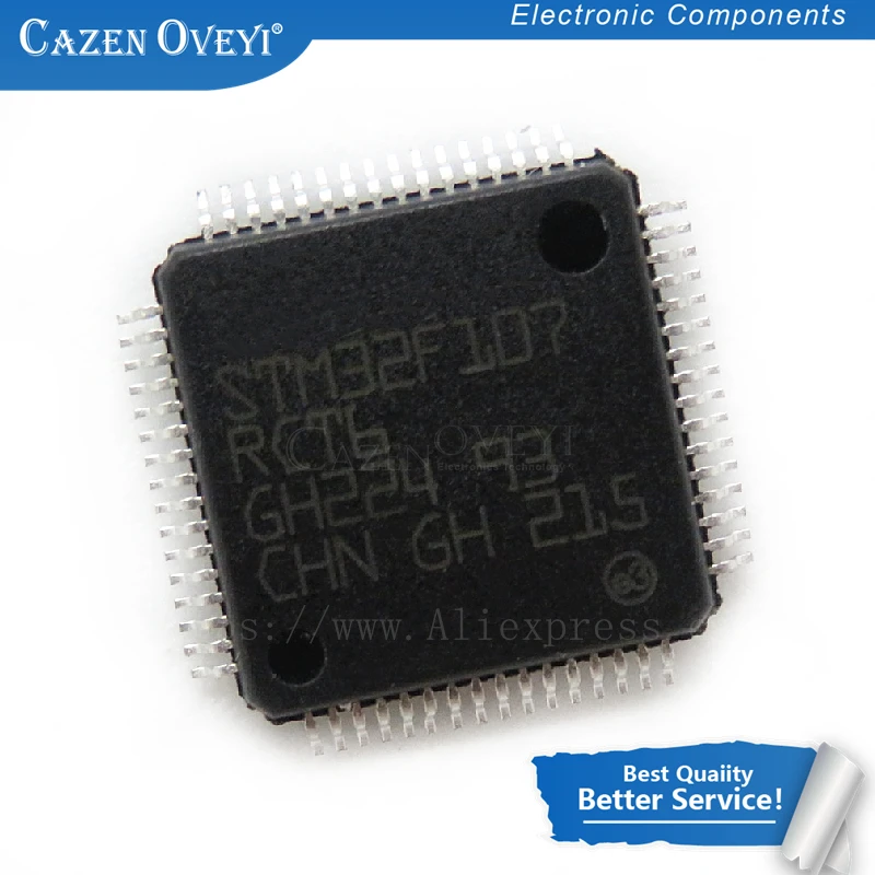 1 шт./лот STM32F107RCT6 STM32F107RBT6 STM32F107 QFP 64|Интегральные схемы| |