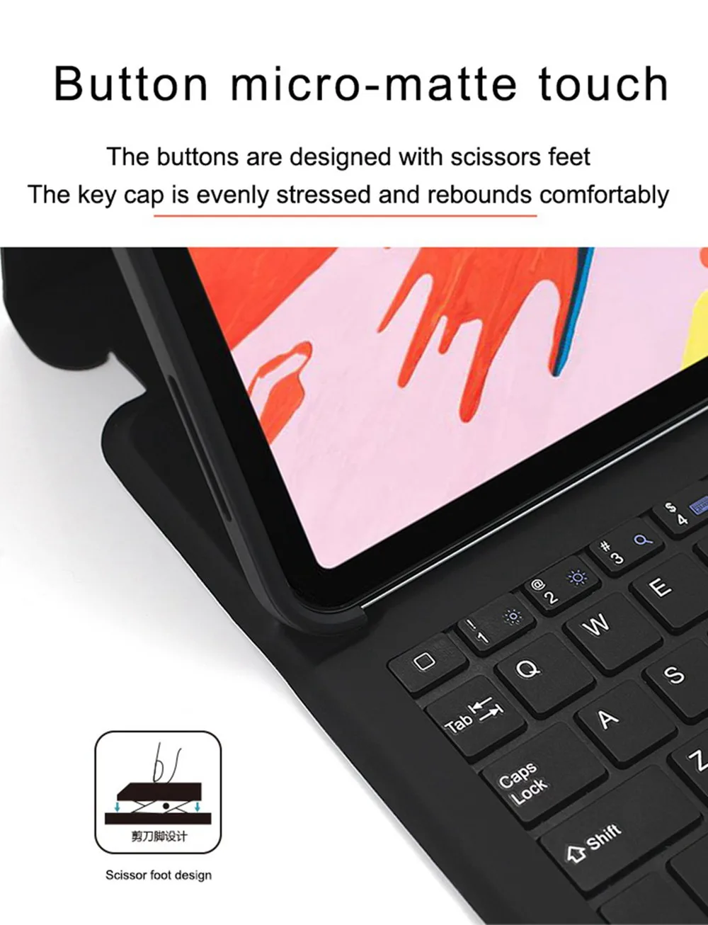 Бизнес для iPad Pro 11 чехол-клавиатура Smart Ultra Slim из искусственной кожи чехол-книжка для iPad Pro 11 дюймов 1" с карандашом