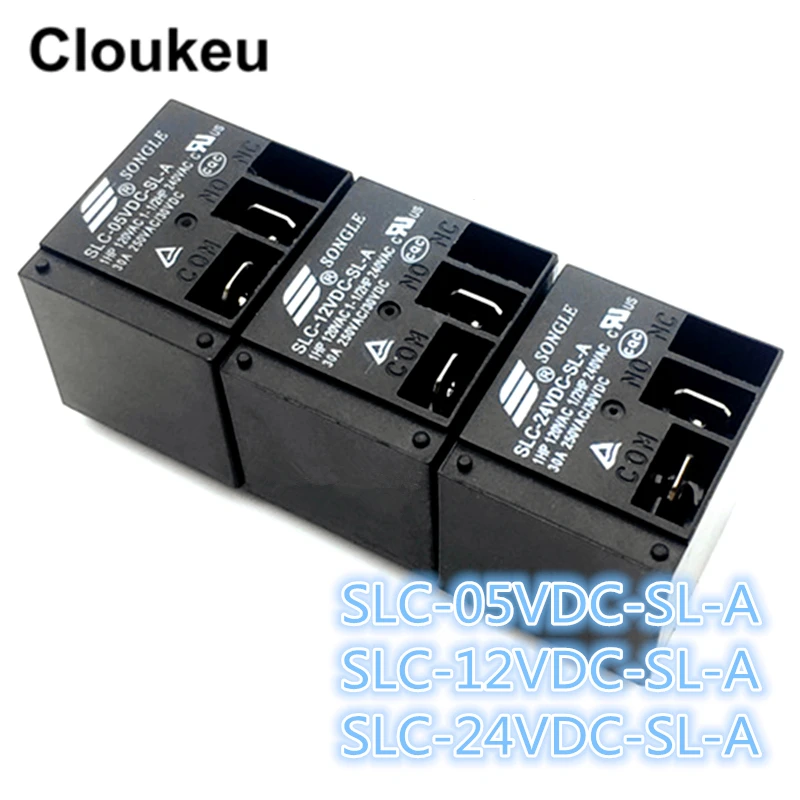 

Реле DIP4 SLC- 05VDC 12VDC 24VDC -SL-A 5V 12V 24V T91 30A