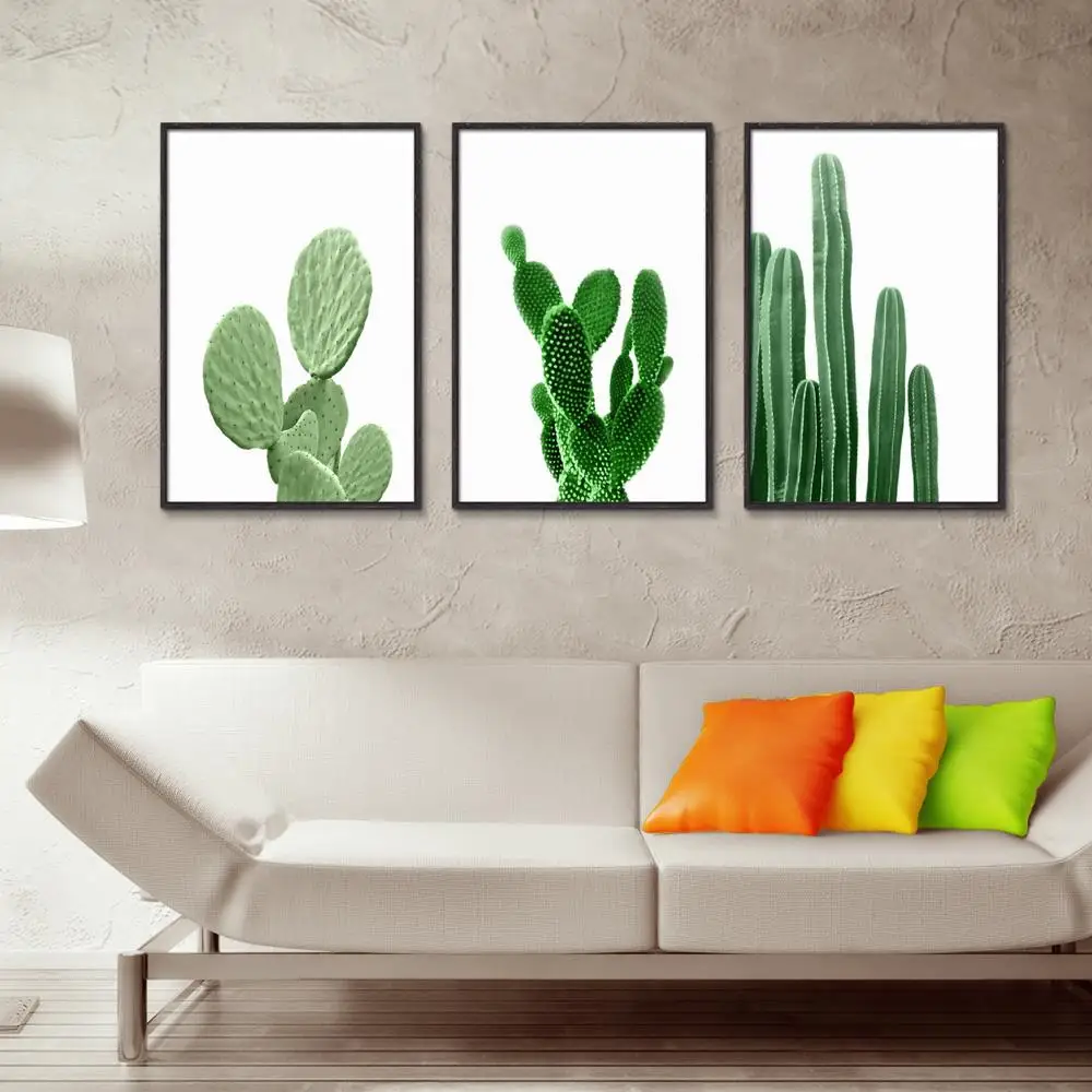 Лидер продаж миниатюрная художественная голограмма Botany Cactus в горшке минимализм