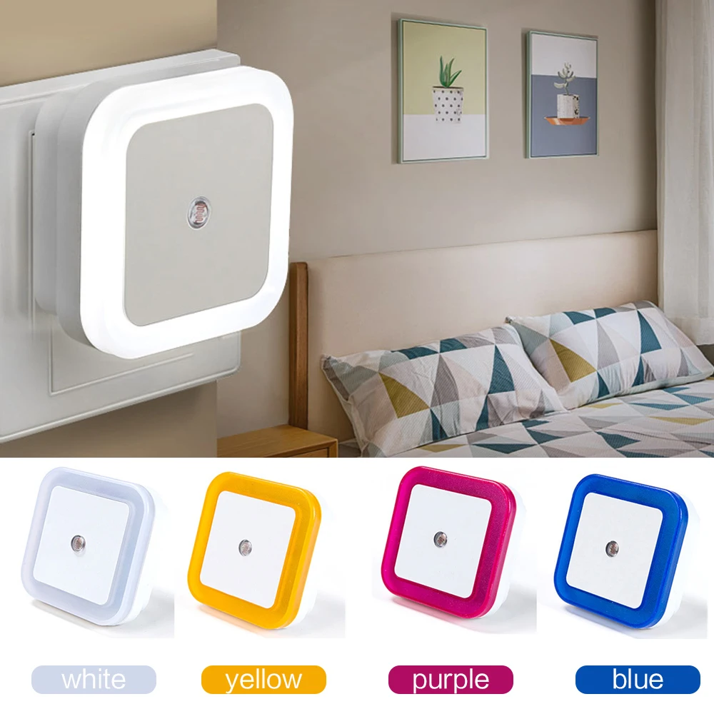 BRELONG подключаемого модуля светодиодный Ночной светильник с заката до рассвета