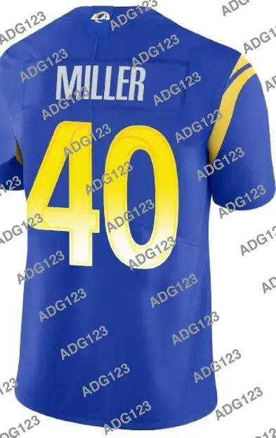 

Stitch Los Angeles Von Miller Blue Men Women Kid Youth Vapor Limited Jersey