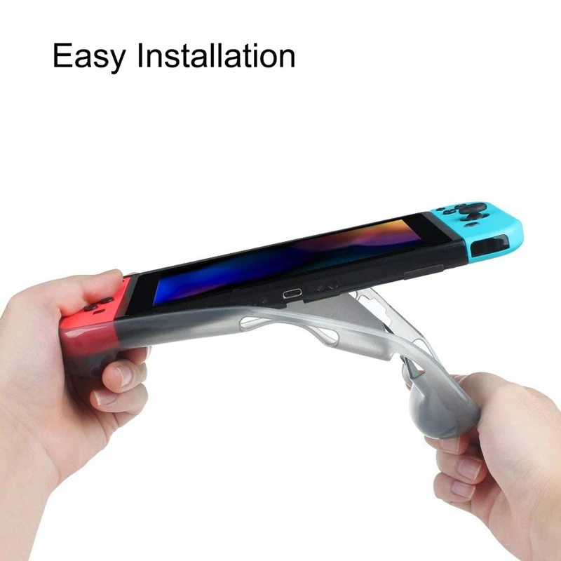 Защитный чехол для Nintendo Switch мягкий из ТПУ в ручном режиме со встроенной удобной