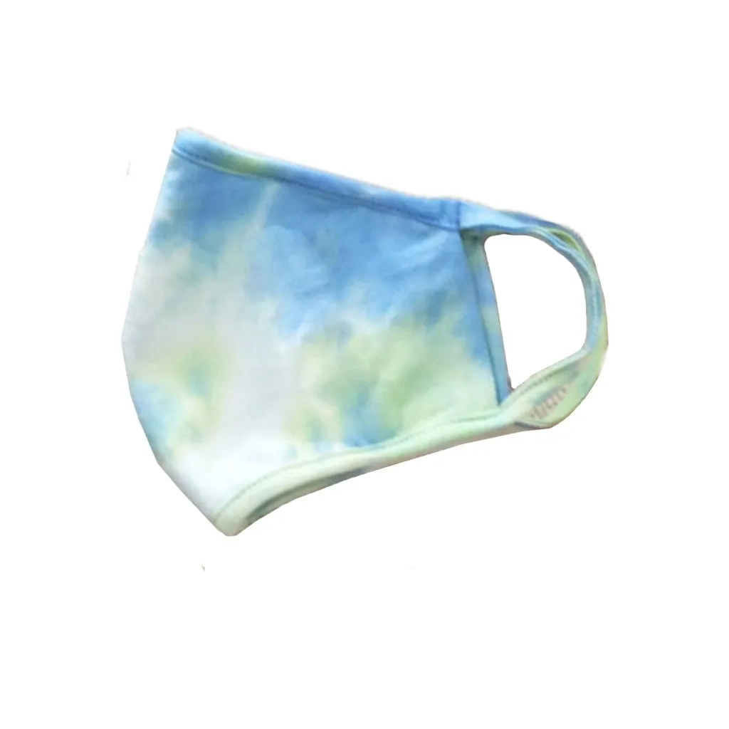 

Mask For Face Fashion Tie-dye Printing Women Men New Masks Fabric Protective Dust Mouth Cover Washable Reusable Mouth Mask 202