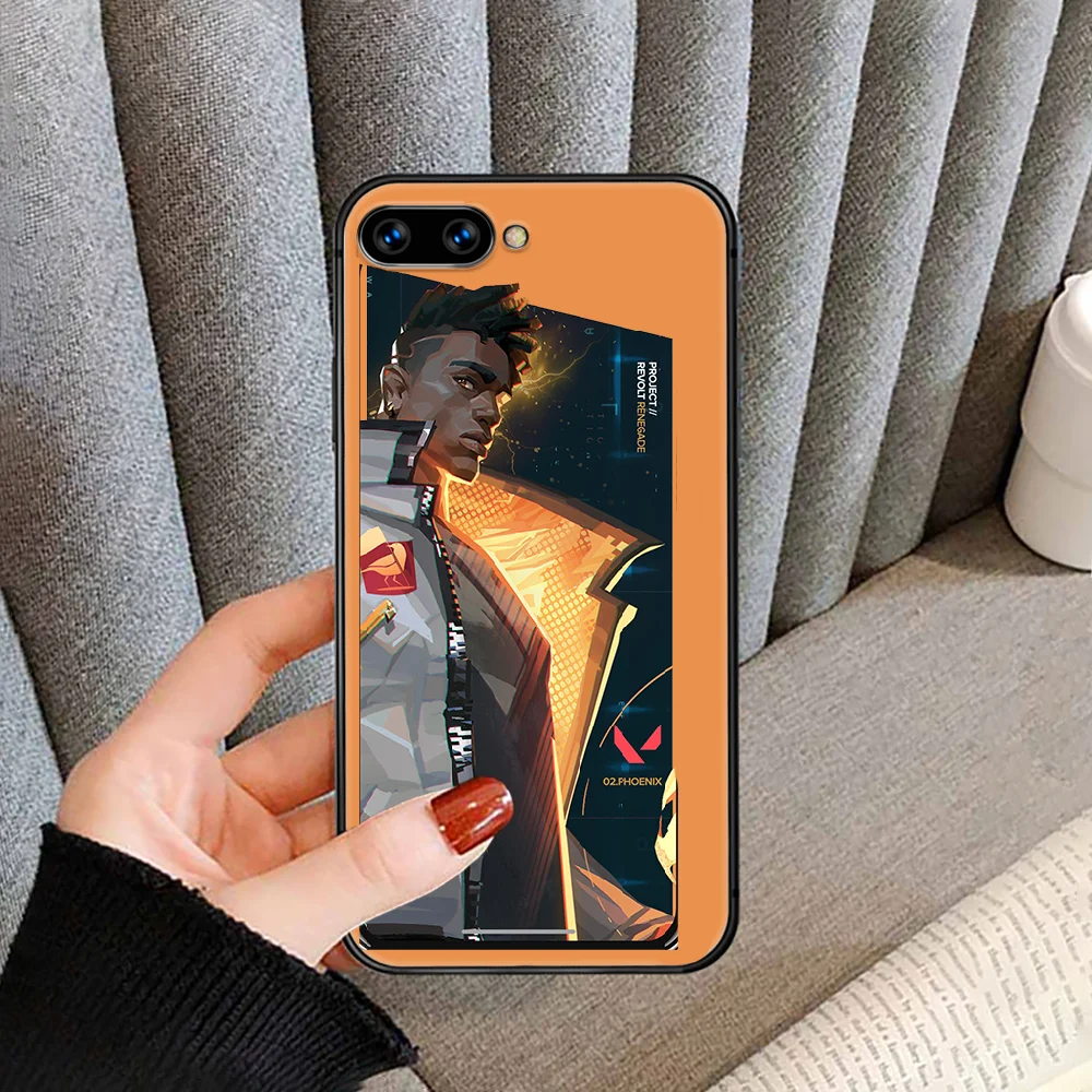 

Popular Shooting Game Valorant Phone Case For HUAWEI honor nova 5 7 8 9 10 20 30 A C T I X Lite Pro black cell cover trend cover