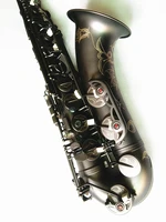 tenor saxophone high quality matt black musical instrument professional playing tenor sax with case free shipping