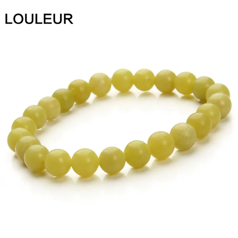 LOULEUR модные браслеты с натуральным камнем для женщин и мужчин, розовые Quartzs, тигровые глаза, Агаты, браслеты из бисера для йоги, Pulseira Masculina