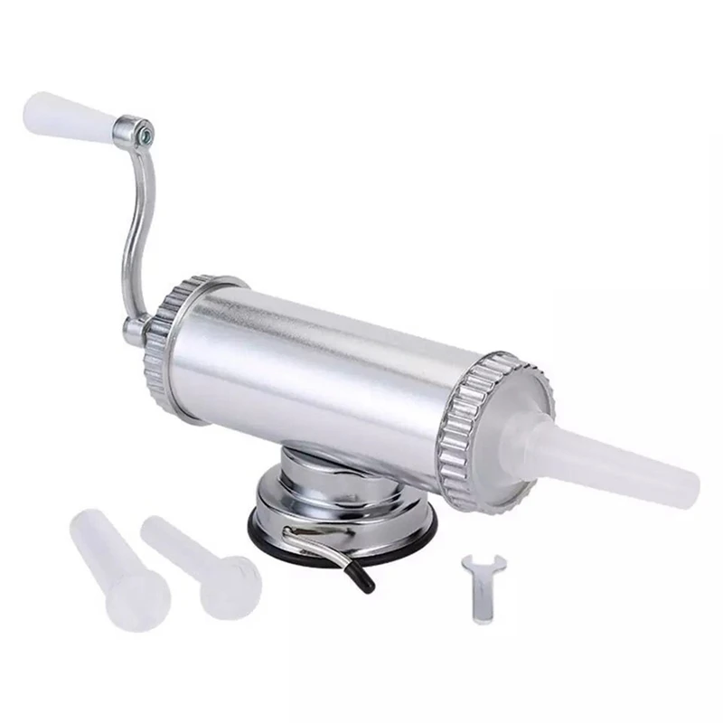 2 фунта колбасная машина-горизонтальная кухонная начинка из нержавеющей стали