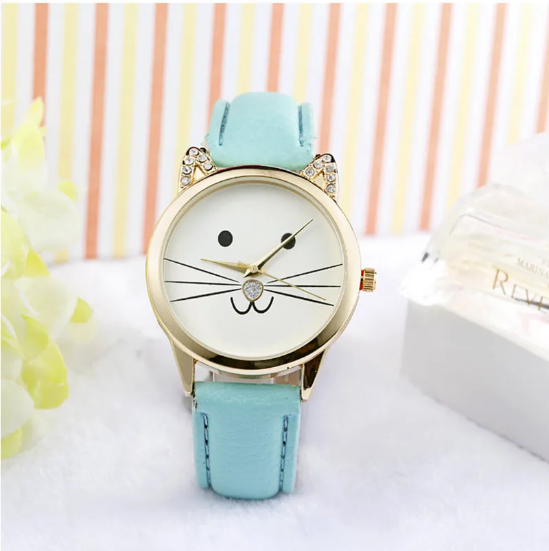 Детские часы модные повседневные для девочек детские милые с ремешком из