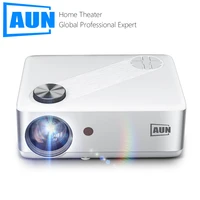 aun akey8 led projector 4k video projector android 9 home theater mini tv beamer beam projector for home cinema mobile ps5 tvbox