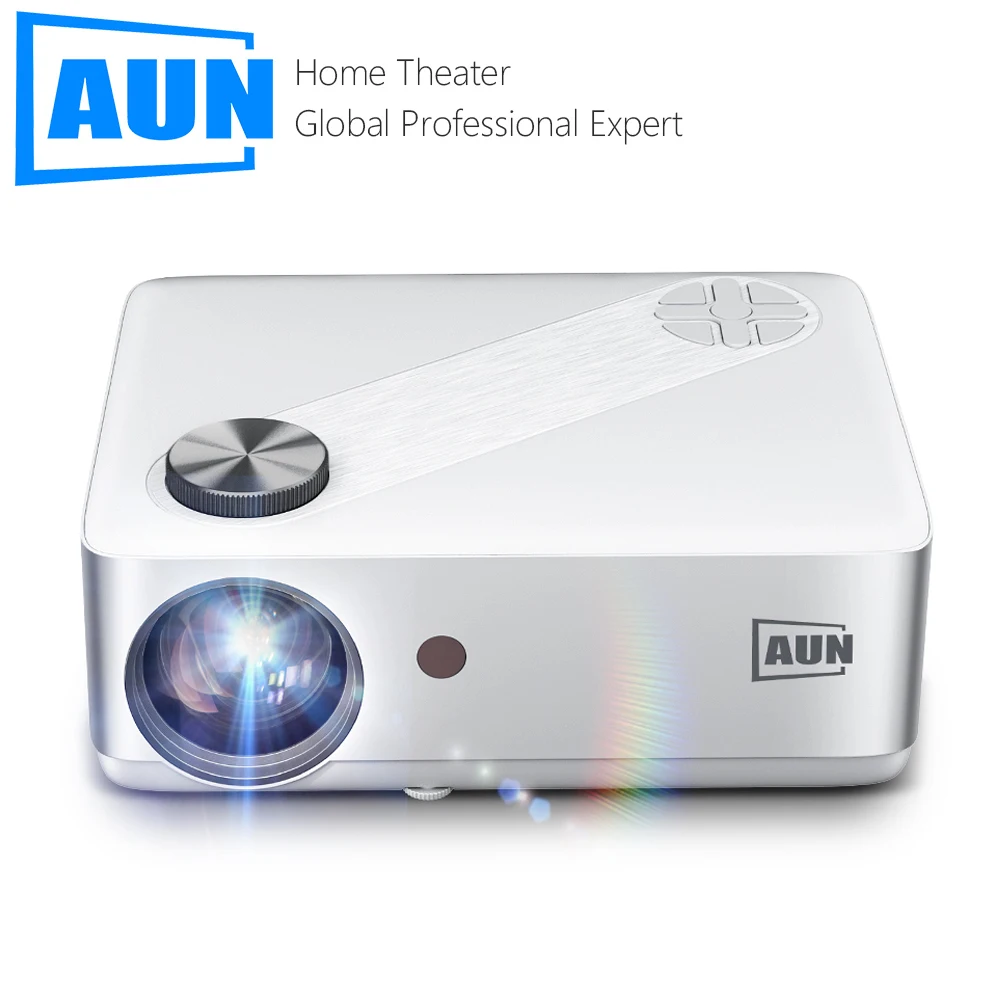 Проектор AUN AKEY8 LED Android 9 4K Видео проектор мини full hd 1080p для дома домашнего