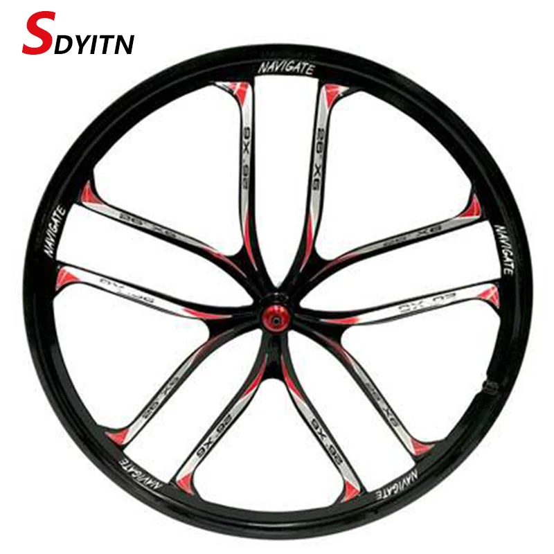 3 ножа SDYITN 20/24/26 дюйма 6 ножей 10 интегрированный мотор с втулкой 36V48V350W