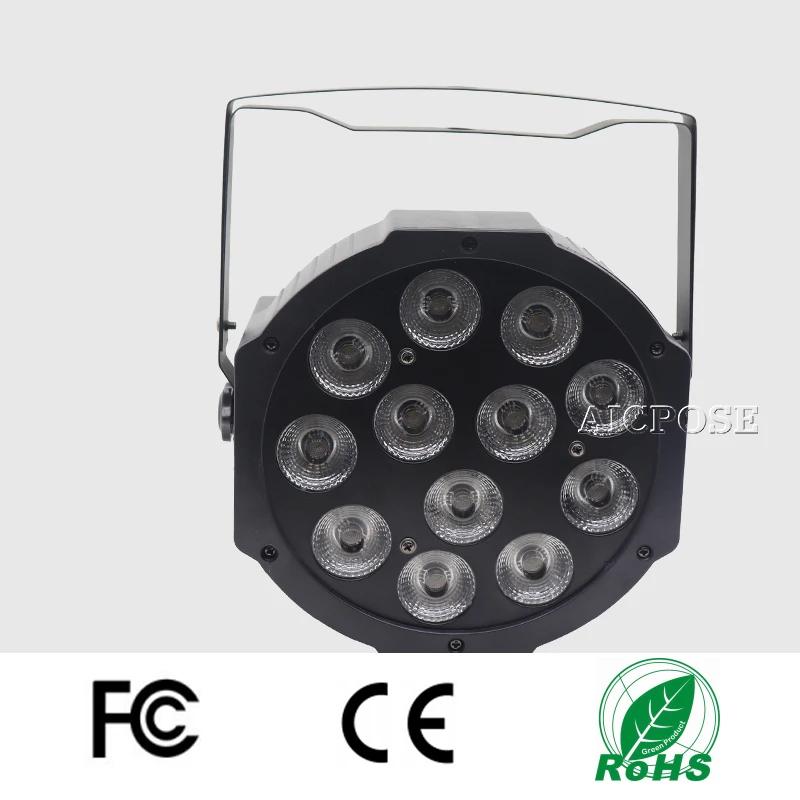 Светодиодная лампа Par RGBW 4 в 1 плоские led лампы par dmx512 для дискотек профессиональное