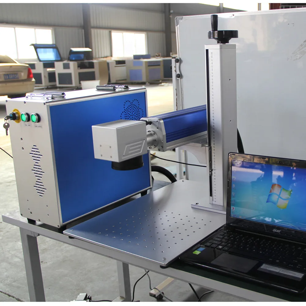 Волоконно-лазерная маркировочная гравировальная режущая машина 20 Вт 30 50 хорошее