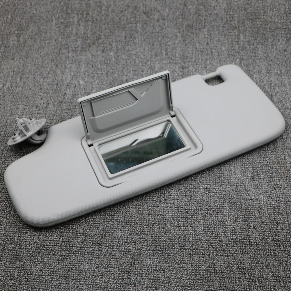 Левый Правый Серый передний солнцезащитный козырек с зеркалом для макияжа Chevy Aveo