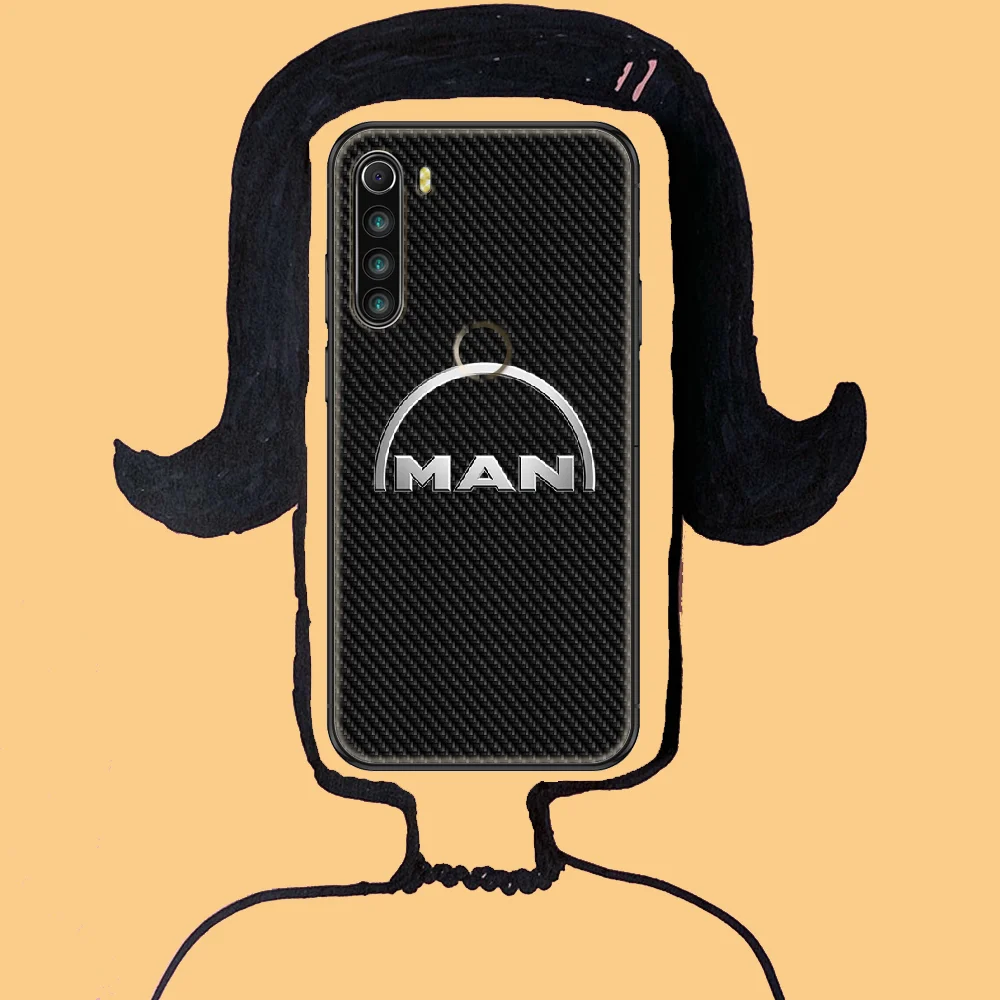 

Man trucks Phone case For Xiaomi Redmi Note 7 7A 8 8T 9 9A 9S 10 K30 Pro Ultra black art prime luxury waterproof fashion cover