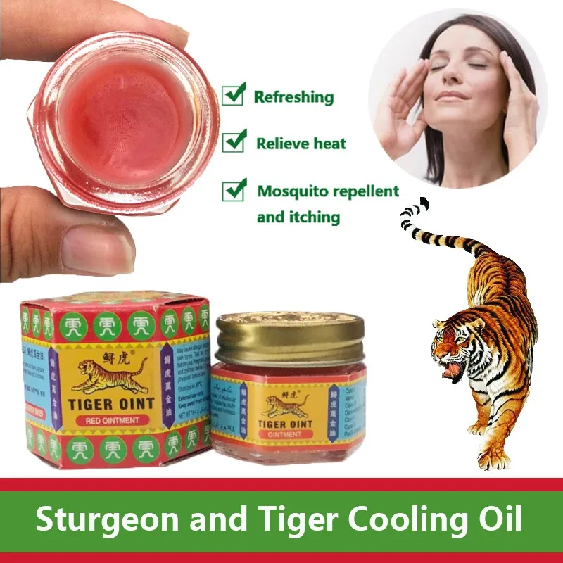 Тайланский тигровый красный бальзам и белый Золотая Звезда пластырь мазь для