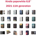 Чехол для Kindle Paperwhite 5 (11-е поколение-6,8) 2021 дюймов, чехол с автопропуском и защитой экрана