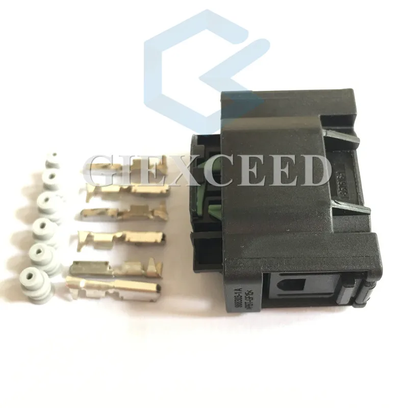 2 комплекта 6 Pin 1-967616-1 7M0 973 119 Tyco педаль акселератора разъем для BENZ BMW дроссельной