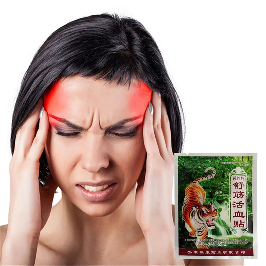 Самонагревающийся тигровый обезболивающий пластырь черный бальзам для снятия
