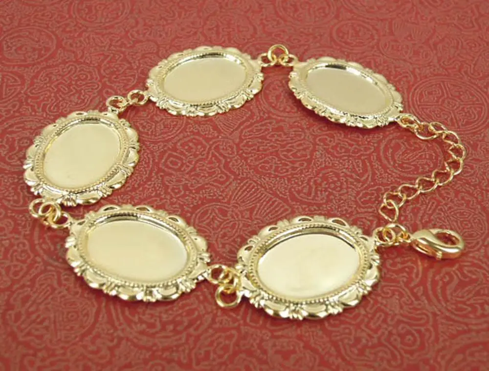 Рисунок 4 - пустые браслеты, Овальные, 13x18