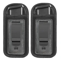 2pcslot tactical single pistol magazine pouch 9mm iwb mag holster concealed cary for double stack