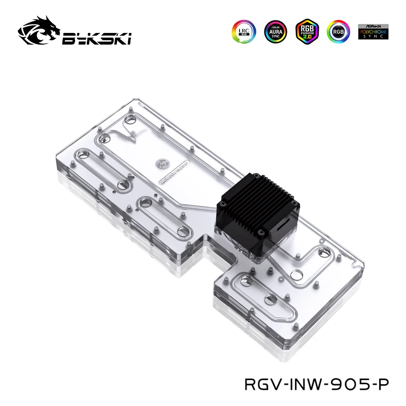 Bykski акриловый резервуар для воды INWIN 905 чехол компьютера охладитель 3pin/4pin