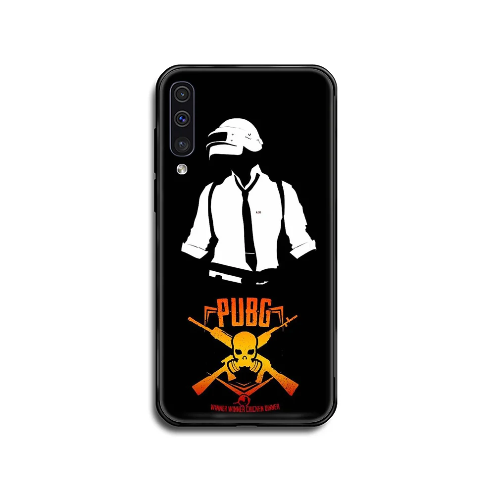 Чехол для телефона PUBG Game Chicken dinner для Samsung Galaxy A C Note 3 4 5 6 7 8 10 20 40 50 70 E S Plus Pro черный.