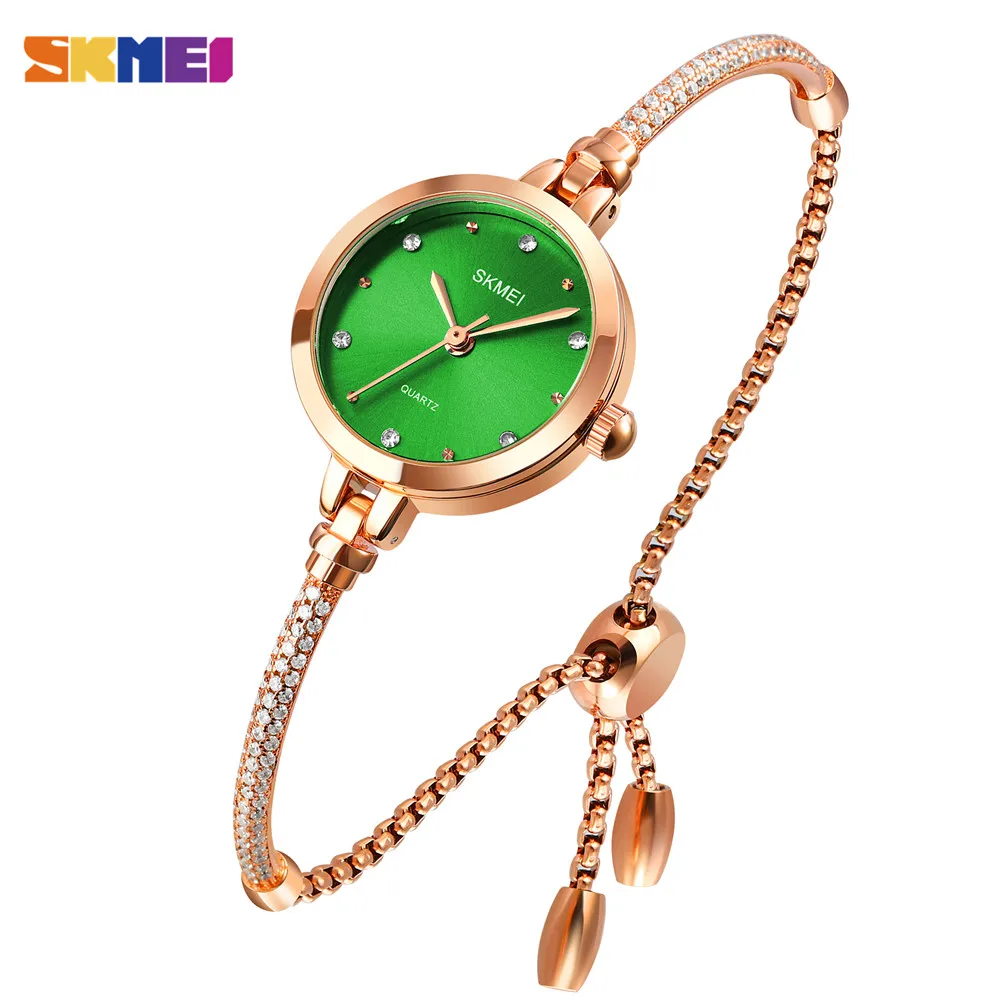 SKMEI Japan Quartz movement Fashion Women Watches Ultra Slim Bracel Female Girl Clock Ladies Wristwatches Relogio Feminino 1805